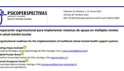 Preparación organizacional para implementar sistemas de apoyo en múltiples niveles en salud mental escolar