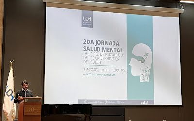 Dr. Rodrigo Rojas Andrade realizó charla magistral en el encuentro de Centros de Atención Psicológica del CUECH